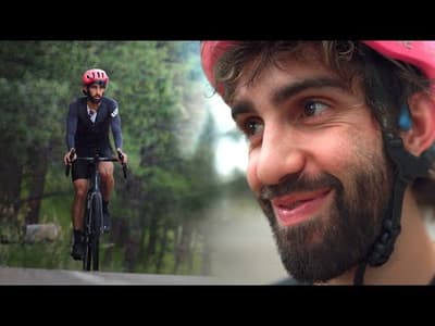 I rode 69km up a mountain to find the meaning of life :)