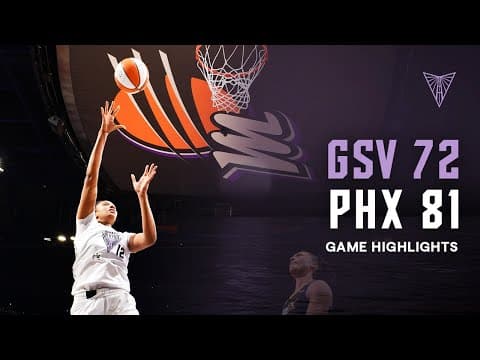 Golden State Valkyries at Phoenix Mercury GAME HIGHLIGHTS | August 22, 2025