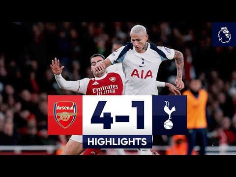 Arsenal 4-1 Tottenham Hotspur | Premier League Highlights
