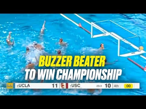 Buzzer-beater drama: UCLA claims 2025 water polo title