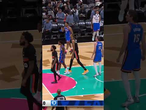 Look what Kenrich found! 🫡 #okcthunder