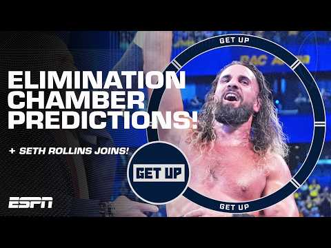 WHO Seth Rollins predicts as the LAST MAN standing in the Elimination Chamber 👀 | Get Up