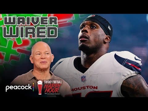 Waiver wire RB adds after Trey Benson: Blake Corum, Marks | Fantasy Football Happy Hour | NFL on NBC