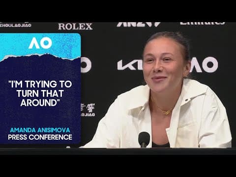 Amanda Anisimova Press Conference | Australian Open 2026 Second Round