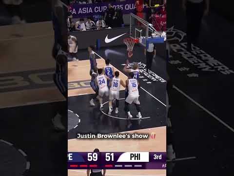 🇵🇭 Justin Brownlee ready to put on a show in the World Cup Qualifiers 🍿  #FIBAWC