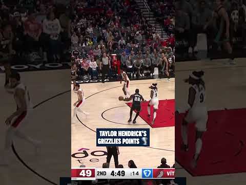 Taylor Hendricks first points as a grizz