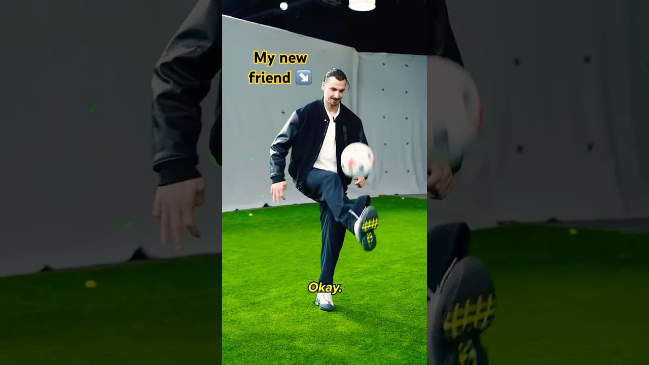 When you're friends with Zlatan: