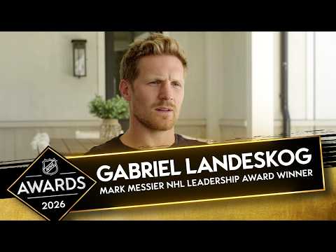 Gabriel Landeskog on winning the Mark Messier NHL Leadership Award