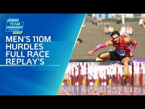 Men’s 110m Hurdles | Division 2 | European Athletics Team Championships Maribor 2025