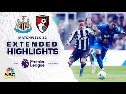 Newcastle United v. Bournemouth | PREMIER LEAGUE HIGHLIGHTS | 4/18/2026 | NBC Sports