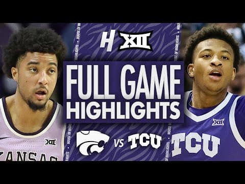 Kansas State vs TCU - FULL GAME HIGHLIGHTS | February 7, 2026 | BIG 12 College Basketball