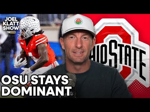 Ohio State and Indiana stay dominant in top 15 😤 Joel Klatt Show