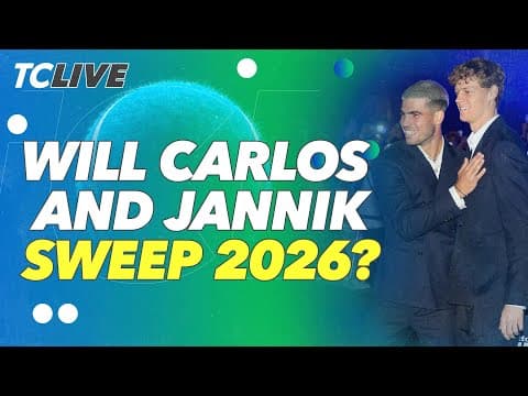 Will Carlos and Jannik sweep the 2026 majors? | TC Live