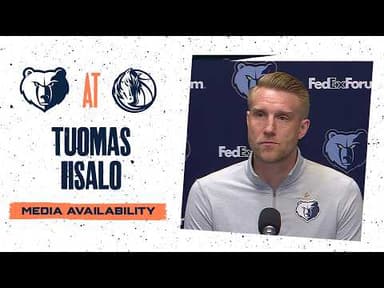 Tuomas Iisalo Press Conference | Grizzlies vs. Mavericks (2/27/26)