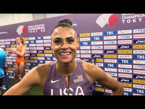 Sydney McLaughlin-Levrone surprised herself with 48.29 American 400m record in Worlds semis