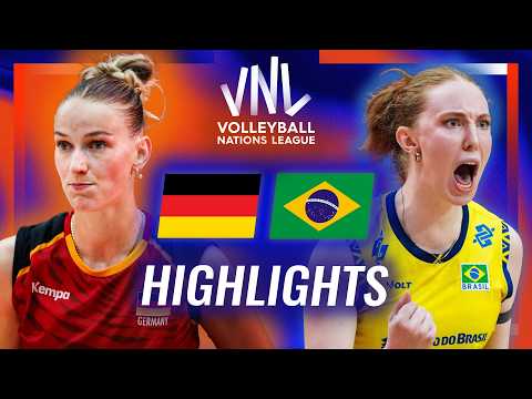 Germany 🇩🇪 vs. Brazil 🇧🇷 - Highlights | Week 2 | Women's VNL 2026