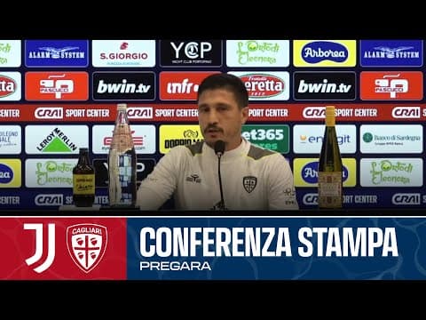 SERIE A ENILIVE |  MISTER PISACANE IN CONFERENZA STAMPA |  JUVENTUS - CAGLIARI