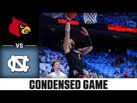 Louisville vs. North Carolina Condensed Game | 2025-26 ACC Men's Basketball