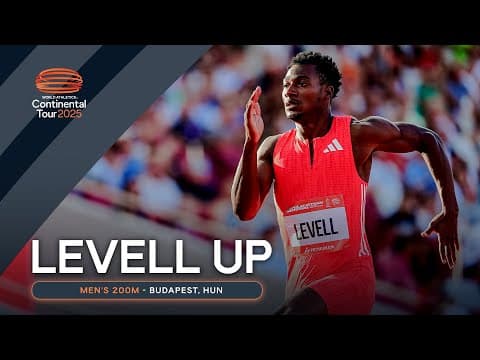 Bryan Levell powers to 19.69 meet record in Budapest 🔥 | Continental Tour Gold 2025