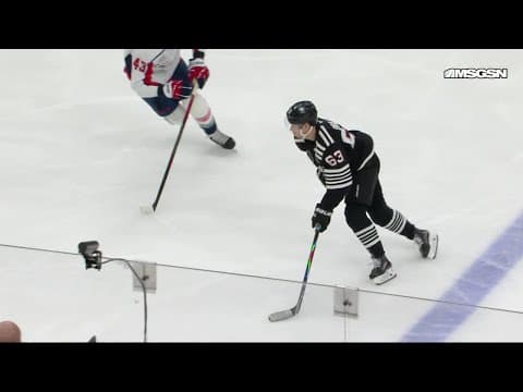 Jesper Bratt scores a goal against the Washington Capitals