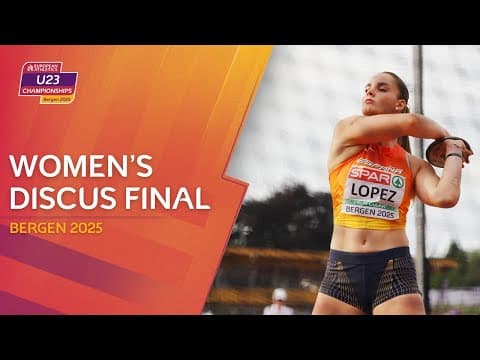 Women's Discus Final | Bergen 2025 U23 Championships