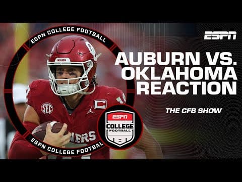 Why the Oklahoma Sooners' Beat the Auburn Tigers 🏈 | The CFB Show