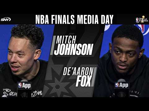 Mitch Johnson, De'Aaron Fox on Spurs' preparation for Knicks in NBA Finals