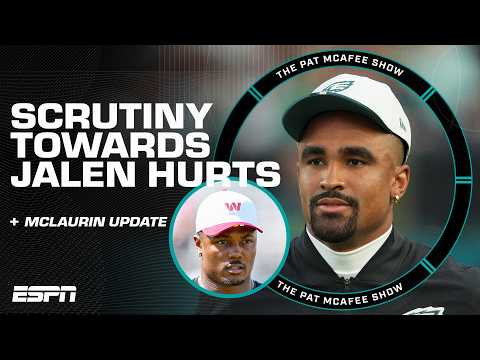 Peter Schrager on the scrutiny Jalen Hurts faces & update on Terry McLaurin 👀 | The Pat McAfee Show