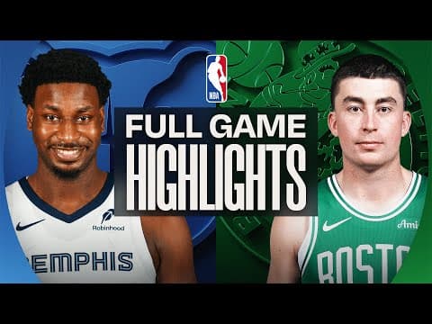 GRIZZLIES at CELTICS | FULL GAME HIGHLIGHTS | November 12, 2025