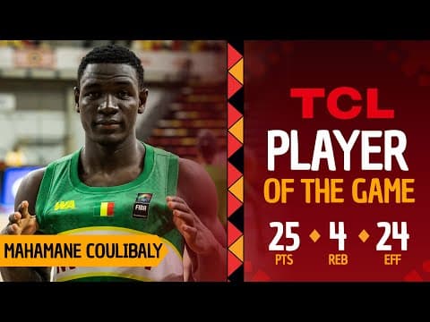 Mahamane Coulibaly (25 PTS) | TCL Player Of The Game | UGA 🇦🇴 vs MLI 🇱🇾 | #AfroBasket 2025