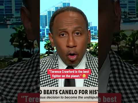 Stephen A. on Terence Crawford defeating Canelo Alvarez 👀