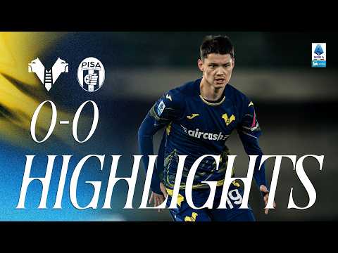 Highlights Serie A Enilive 2025/26 | Hellas Verona-Pisa 0-0