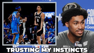 Dylan Harper on Trusting His Instincts and Being Ready When His Name Was Called in Game 7 vs. OKC
