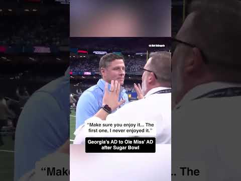 Some kind words were exchanged #collegefootballplayoff