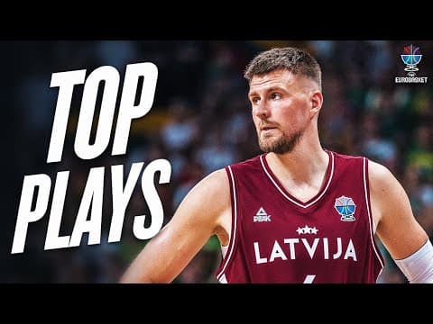 Kristaps Porzingis' BEST PLAYS of FIBA EuroBasket 2025