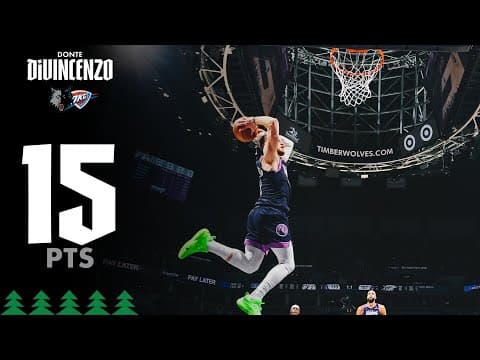 Donte DiVincenzo Scores 15 Points In WIN Over Oklahoma City Thunder | 12.19.25