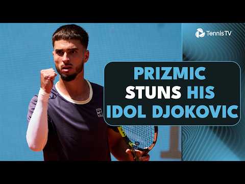 Dino Prizmic Defeats Childhood Idol Novak Djokovic 😲  | Rome 2026 Highlights