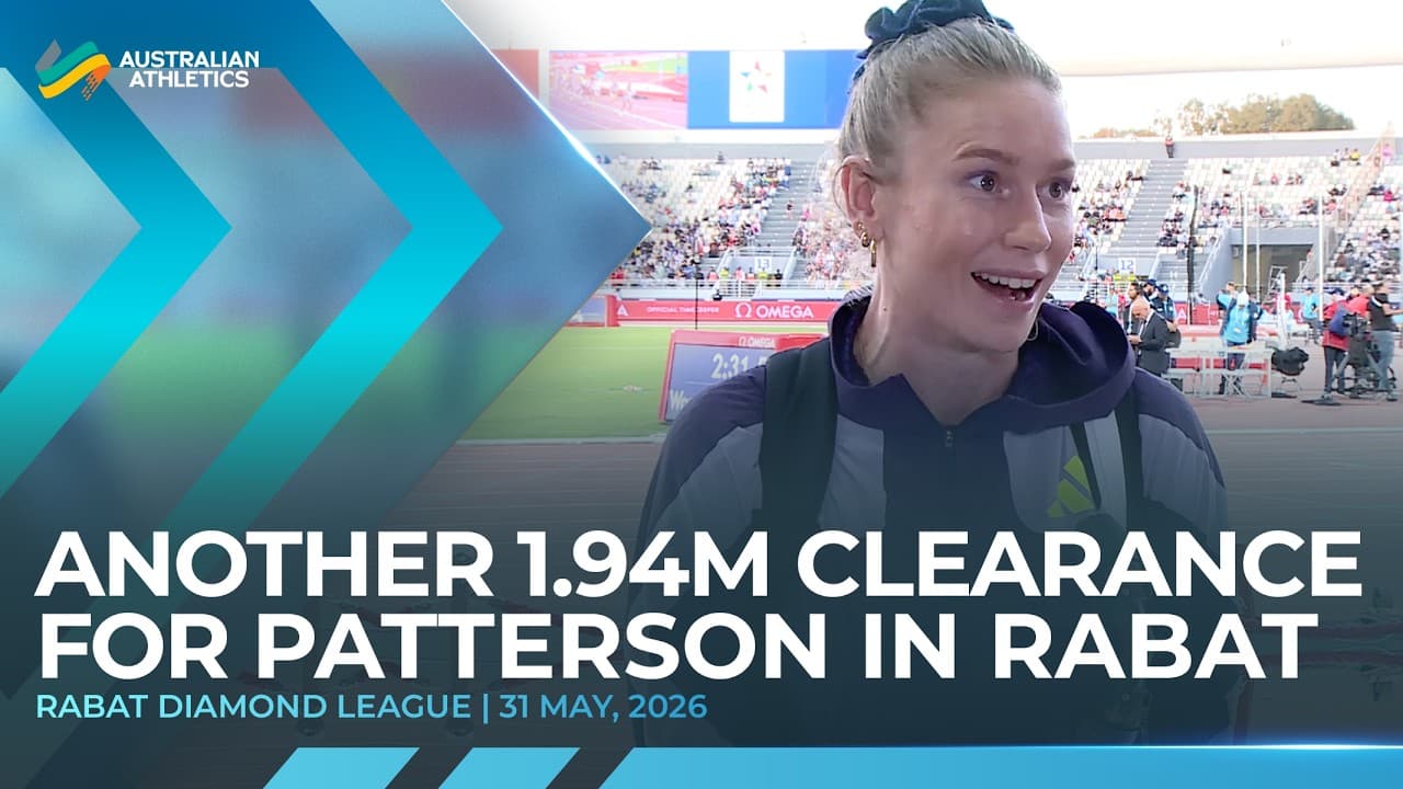 Eleanor Patterson clears 1.94m for second in Rabat | 2026 Rabat Diamond League
