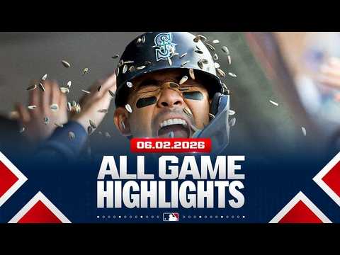 Highlights from ALL GAMES on 6/2 (Lou Gehrig Day, Mariners win 8th straight and MORE!)