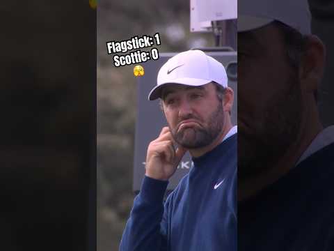 The flagstick won vs. World No. 1 🙃