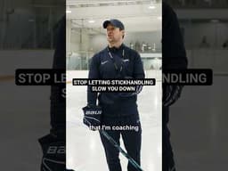 STOP LETTING STICKHANDLING SLOW YOU DOWN #hockeycoaching #hockeytraining
