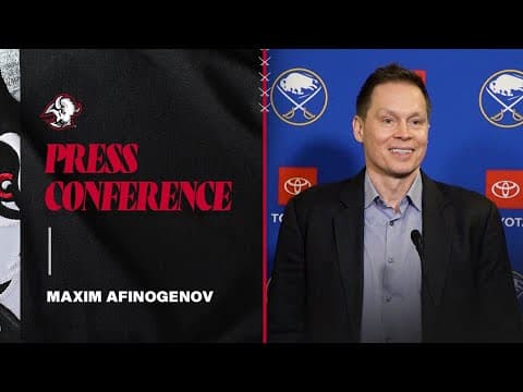 "Very Happy To See All Of Them" | Maxim Afinogenov Ahead Of 2005-06 Reunion Night | Buffalo Sabres