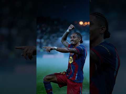 When the moment demands presence, Raphinha is already there. @HishamBarcaa  #shorts #fcbarcelona