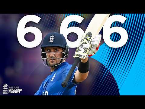 6️⃣6️⃣6️⃣ | Livingstone Hits BIG Sixes in a Row | England vs New Zealand