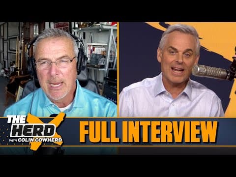 Urban Meyer Debates CFP Expansion, Raiders Future Under Mendoza & College Football Leadership