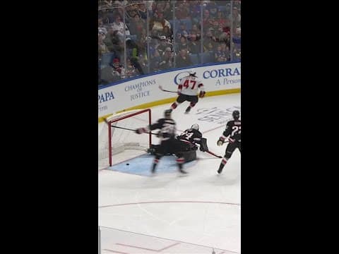 Paul Cotter with a Short Goal vs. Buffalo Sabres