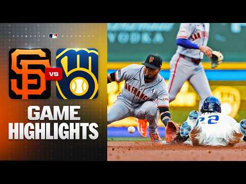 Giants vs. Brewers Game Highlights (6/2/26) | MLB Highlights