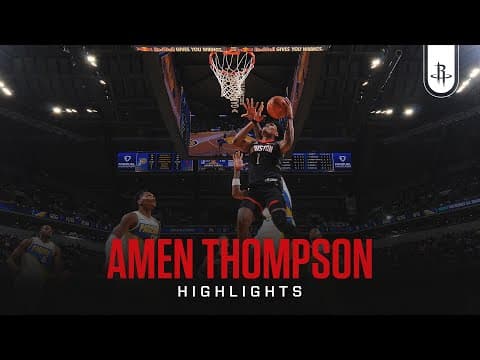Amen Thompson (16 points) Highlights vs. Indiana Pacers