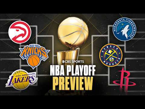 NBA Playoffs First Round Preview: Picks & Predictions | Rockets vs Lakers, Hawks vs Knicks, & More 🏆