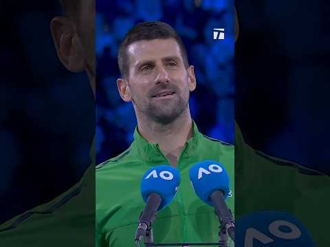 Just three legends 🤯 #tennis #lol #ausopen #rafa #djokovic #alcaraz #nadal #speech